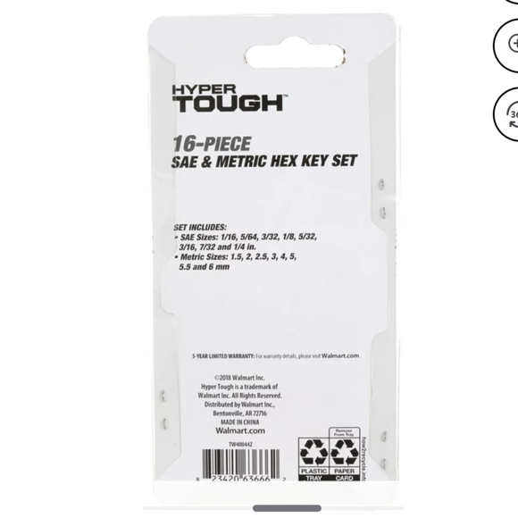 Hex Key Set - Picture 5 of 10